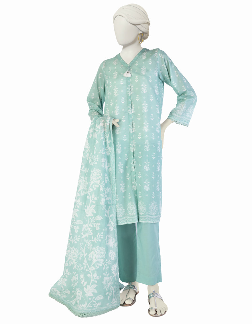 GREEN LAWN 3PC STITCHED | JLAWN-S-25-901/S BIN – J. Junaid Jamshed US