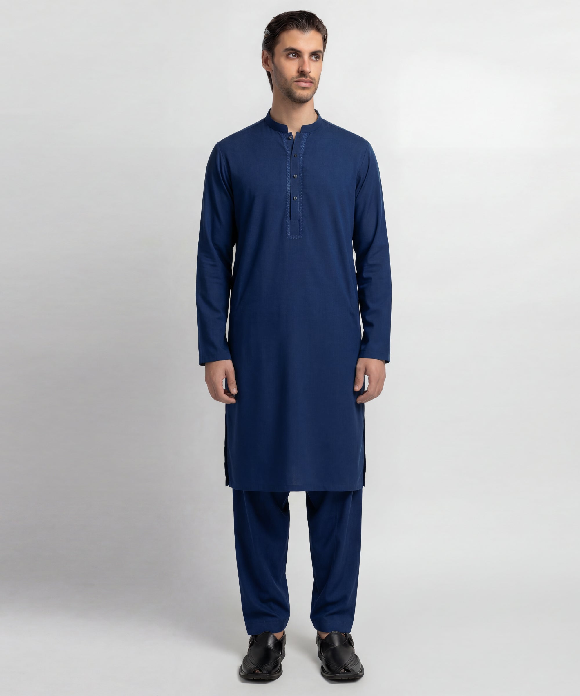ELECTRIC BLUE KAMEEZ SHALWAR | JJKS-A-90568/S26/JJ10661-SF – J