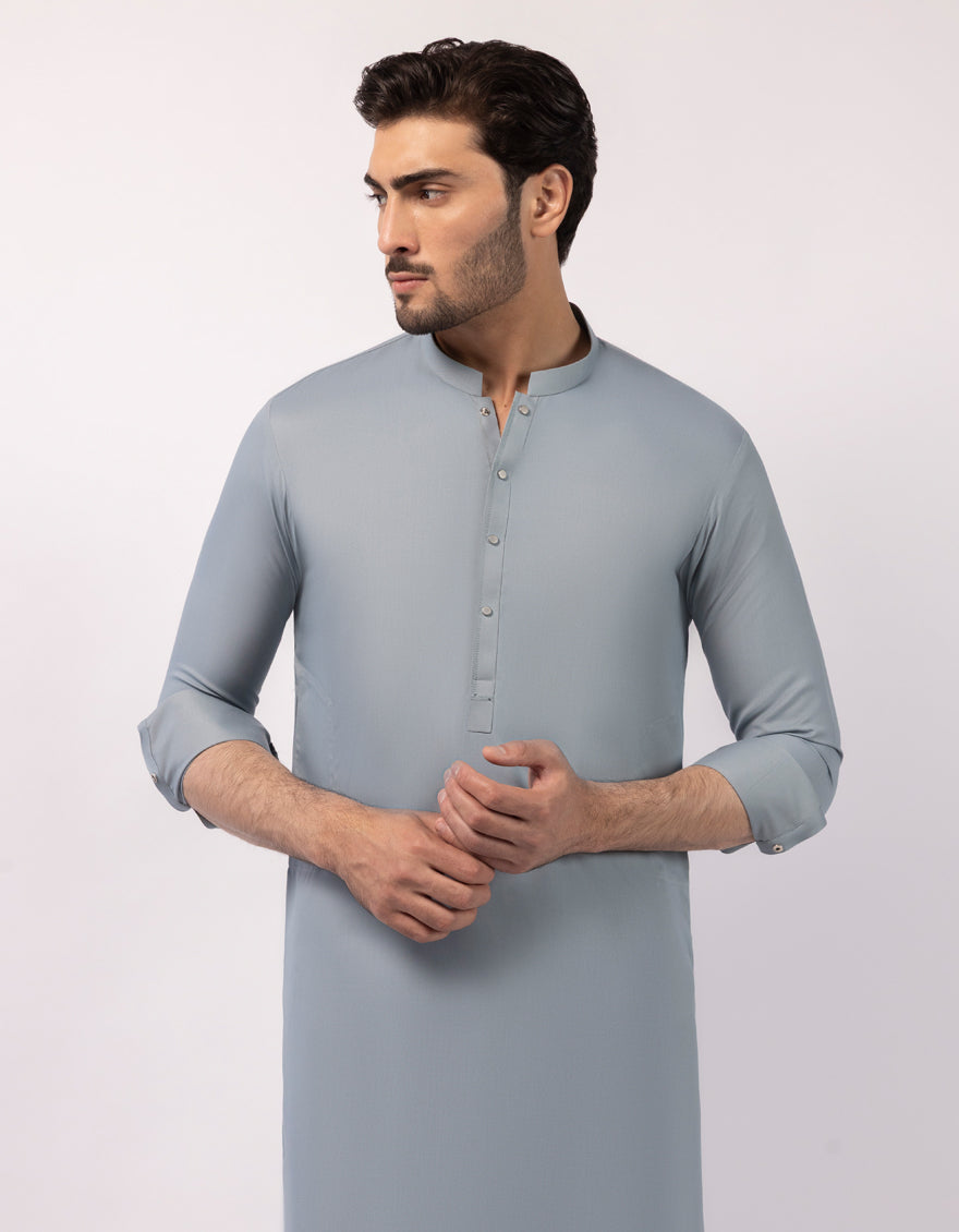 AZURE BLUE KURTA TROUSERS | JJKP-A-33773/S26/JJ10455-CL – J