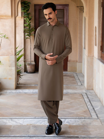 WHITE BLENDED KAMEEZ SHALWAR | JJIKS-A-40220-R12-AP/S26/JJ10574-PN